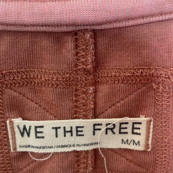 We The Free Oversized Top Womens M/M Rose Pink Boxy - Picture 2 of 7
